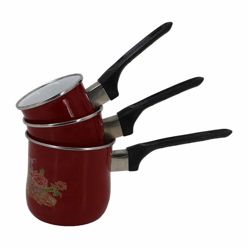 Enamel Turkish Milk Pot Set factory